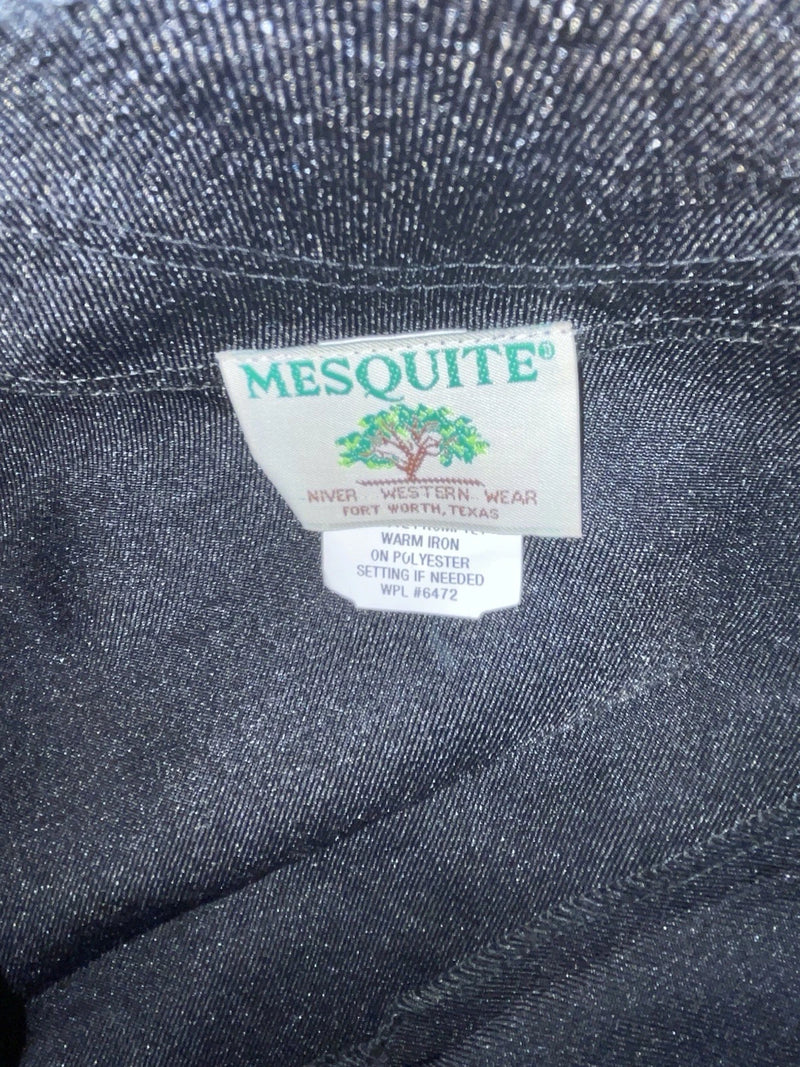 New Vintage Black Mesquite Polyester Pants #5511 SS-44