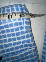 New Vintage Blue Checkered Lee Polyester Pants #2652644 VV-75