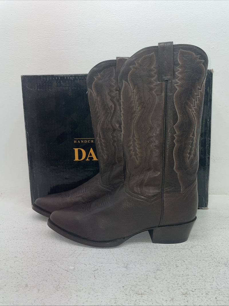 New Men’s Brown Dan Post Cowboy Boots. 2293 8.5 8 1/2 E W. 3-94