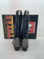 New Men’s Gray Texas Brand Cowboy Boots. 5502 7.5 7 1-2 D. 3-150