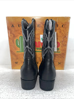 New Kids Black Laredo Cowboy Boots. C 2440 12 M. 23-13