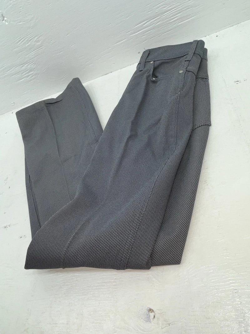 New Vintage Gray Speckled Polyester Pants #2624 SS-75