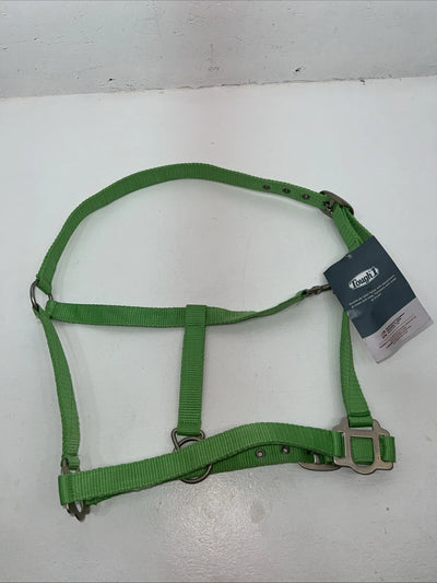 New Tough 1 Green Nylon Full Horse Halter #50-2011 3C-3