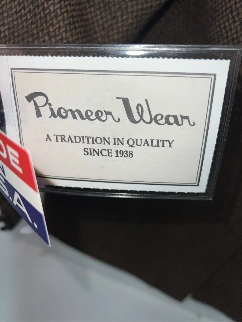 New Men’s Pioneer Wear Brown Suit Jacket 44 #12580 AA-603