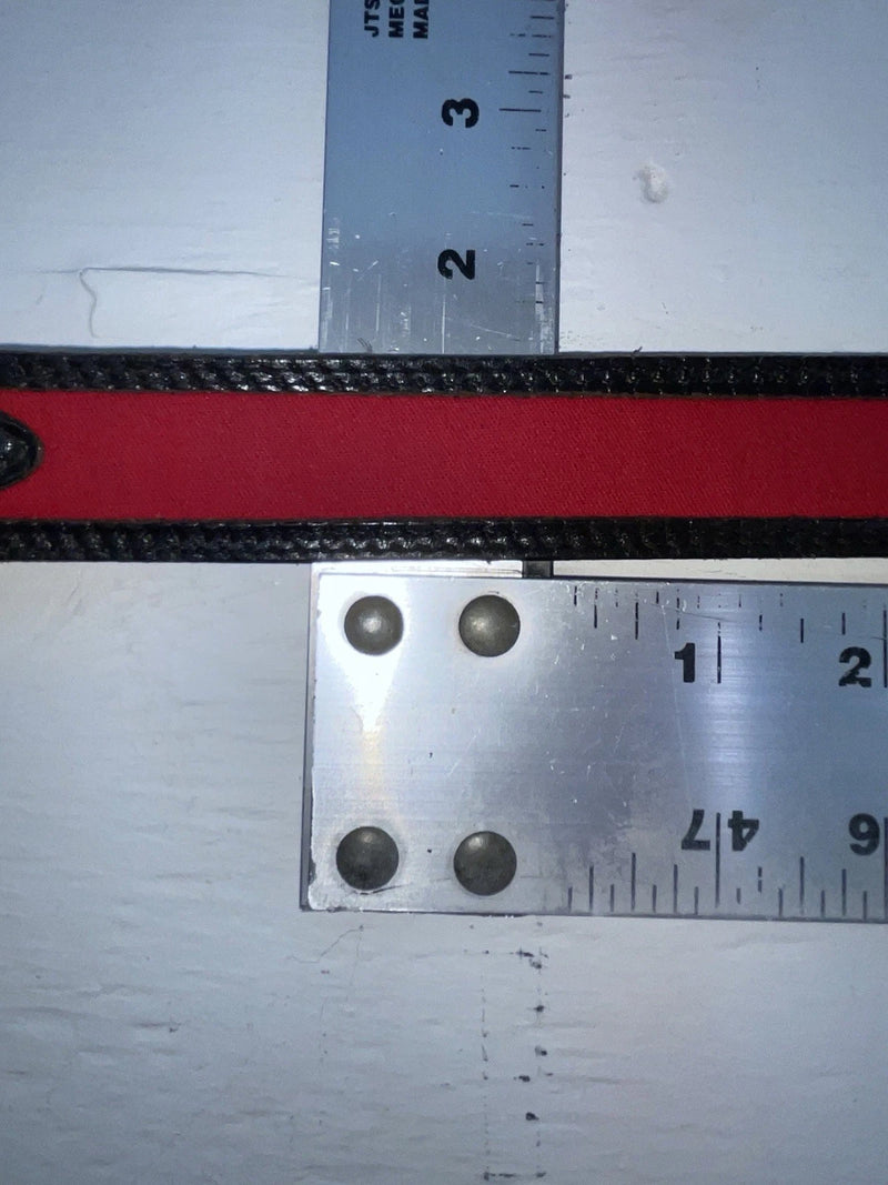 New Red Genuine Leather Wrangler 34” Belt #628005 JJ-5