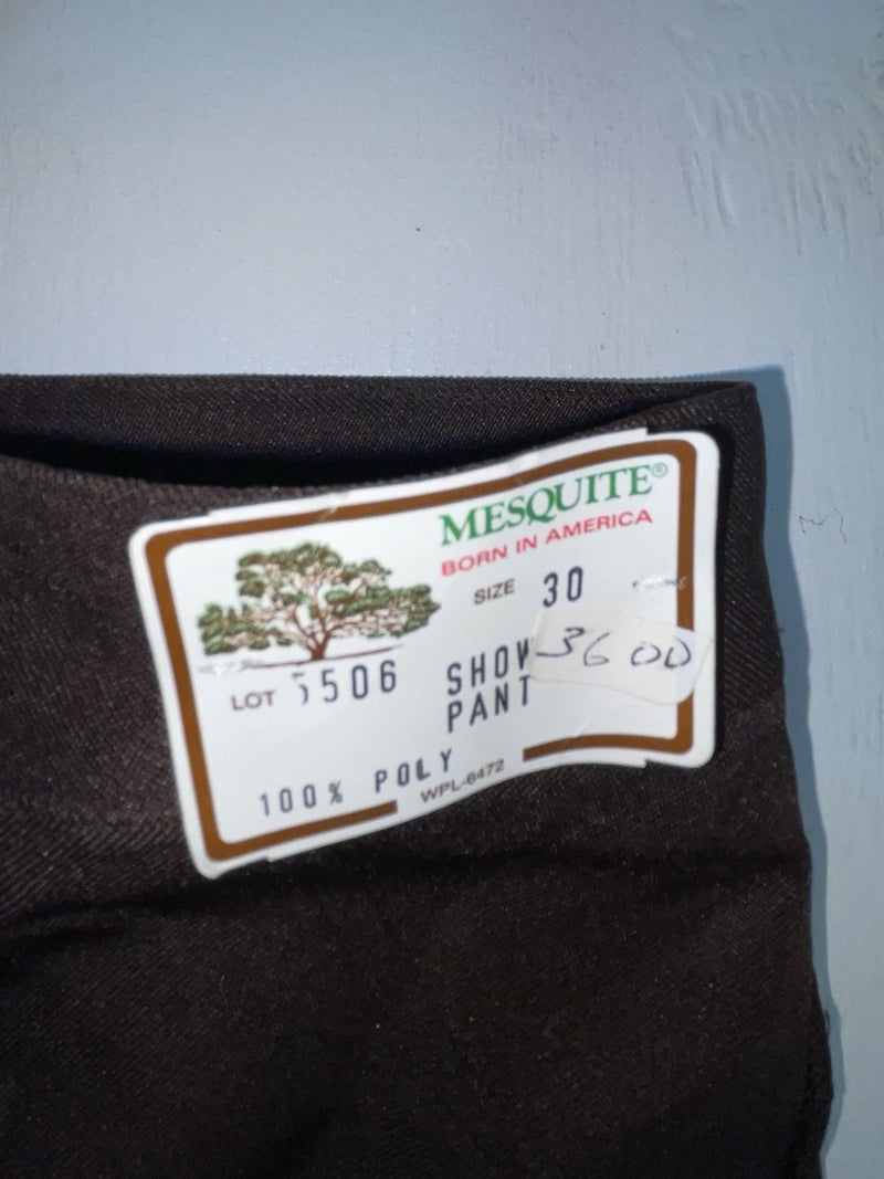 New Vintage Brown Mesquite Polyester Pants #5506 OO-82