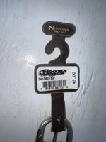 New Black Genuine Leather Nocona Silver Pendent 32” Belt #2410601 Z-104
