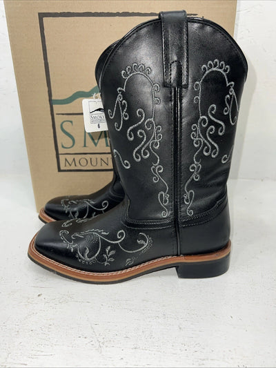 New Women’s Black Smoky Mountain Cowboy Boots. 6843 5.5 5 1/2. 20-140