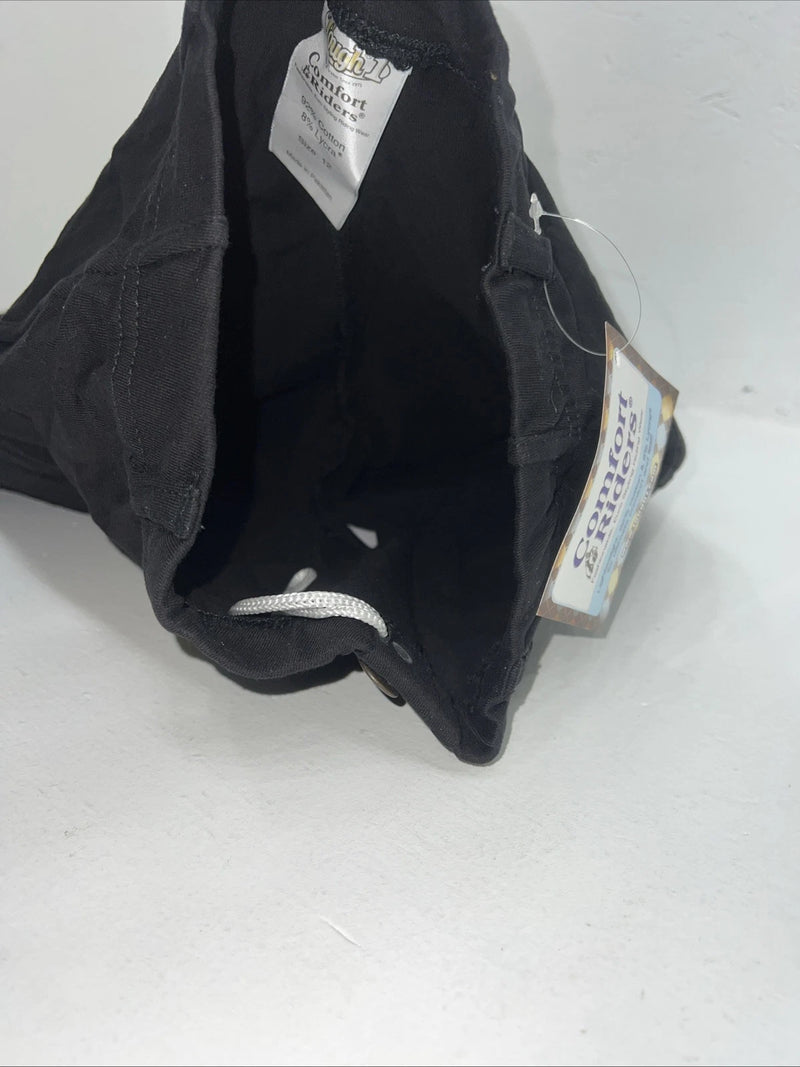 New Children’s Tough 1 Comfort Riders Black Pull On English Breeches. 12 A-150