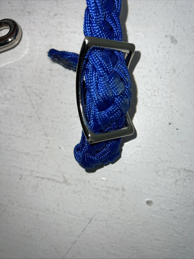 New Tough 1 Blue Nylon Braided Reins #54-915 Y-17