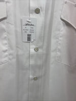 New Men’s White Horse White Short Sleeve Pearl Snap 3XL E-18