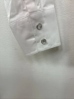 New Kids ELY Cattleman White Long Sleeve Pearl Snap Size Boy 8 YY-64
