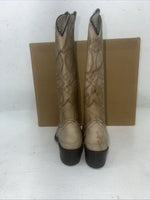 New Women’s Tan Texas Brand Cowboy Boots. L 199 5.5 5 1/2 M. 20-113