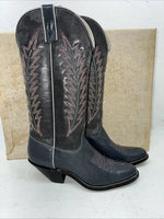 New Women’s Grey Texas Brand Cowboy Boots. 4512 6.5 6 1/2 M. 19-113