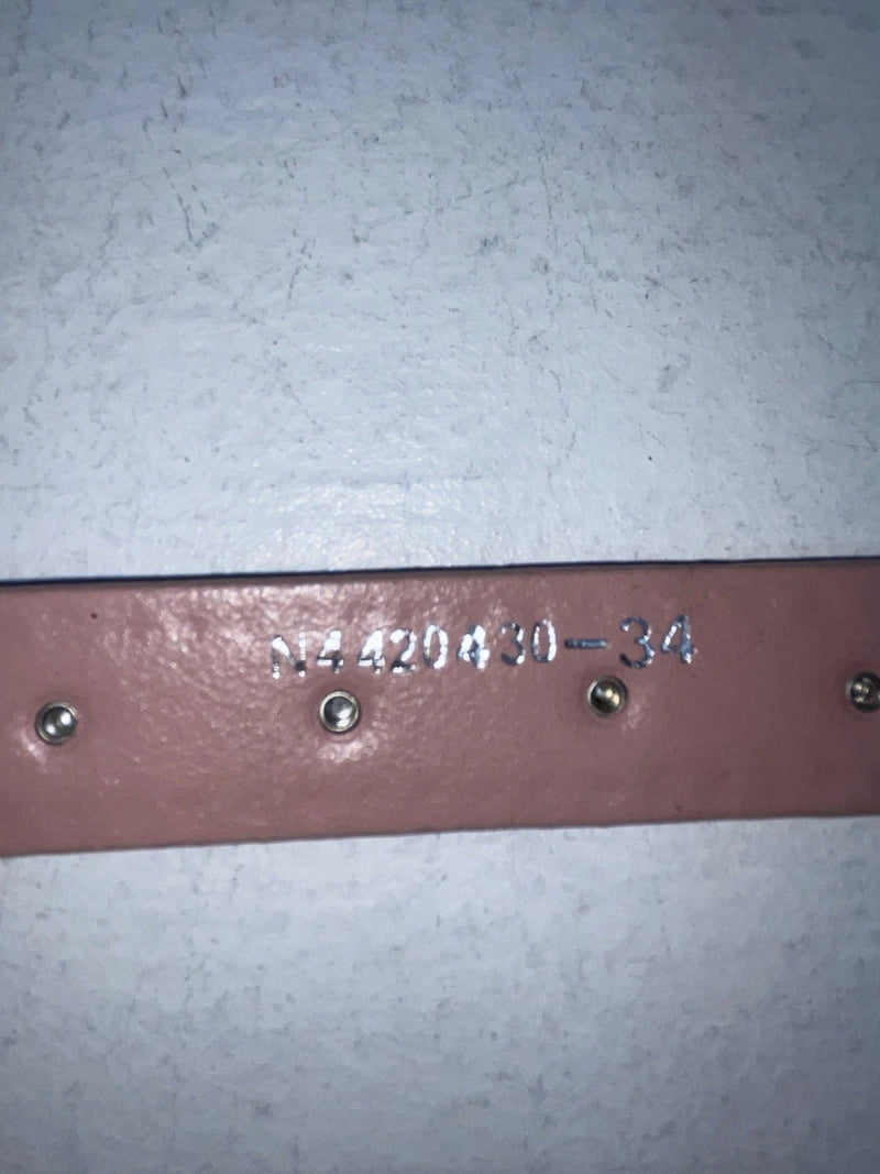 New Pink Genuine Leather Nocona Silver Bling 34” Belt #N1344999 Z-90