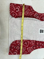 New Kids Kiddie Korral Red Western Design Sleeveless Vest Size Small YY-34