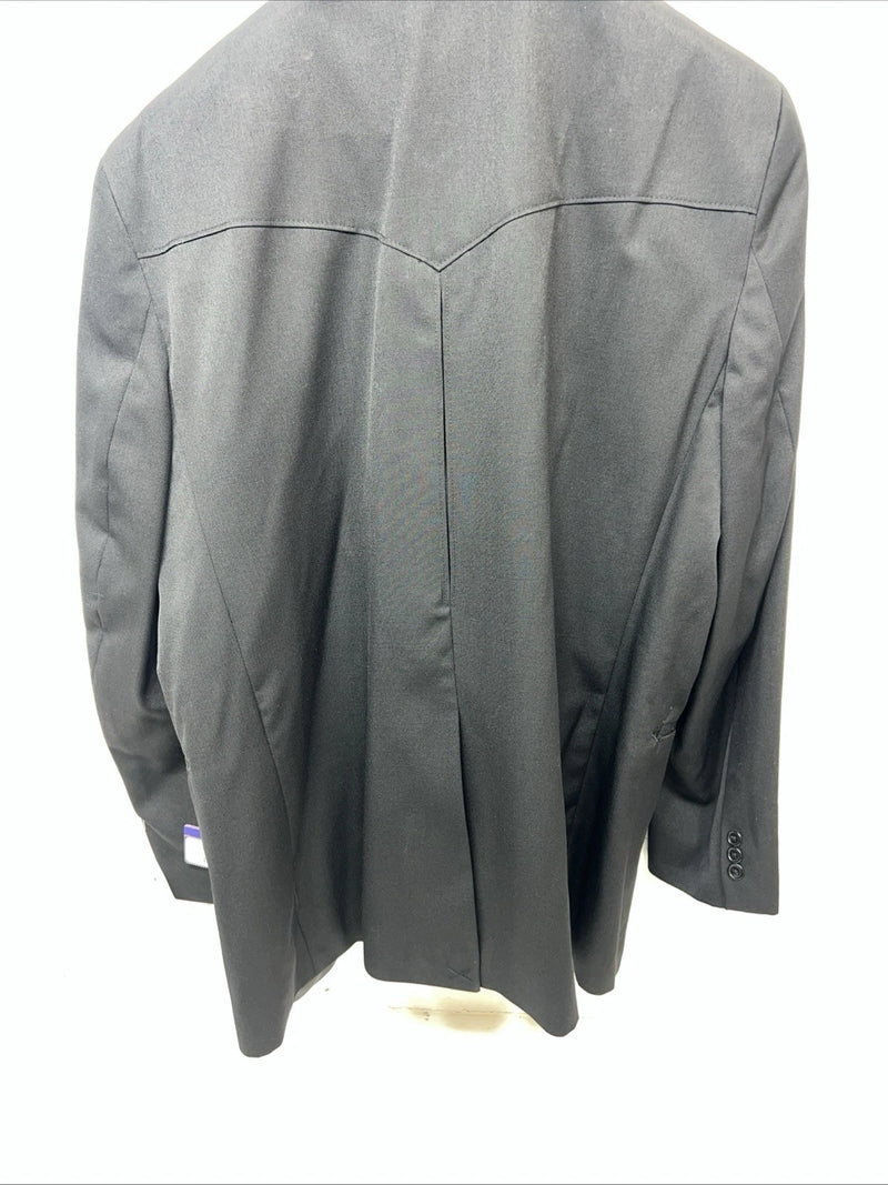 New Men’s Black Circle S Suit Coat 50L #CC1929 WW-60