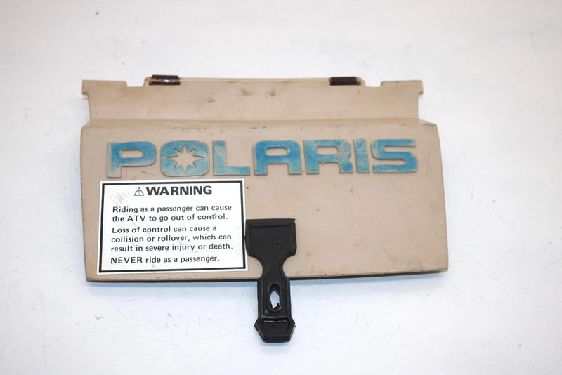 92 Polaris Trail Boss 250 Oem Toolbox Lid Blue/Sand 5430769  AP21