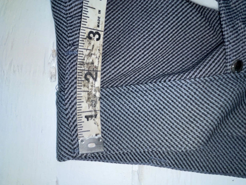 New Vintage Gray Speckled Polyester Pants #2624 SS-75