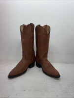 New Men’s Brown Dan Post Cowboy Boots. 2551 8.5 8 1/2 E W. 3-87