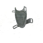 2002 Bombardier Quest 500 OEM Front Left Grille 705000368 AB14