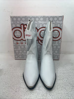 New Youth White With Fringe Dingo Cowboy Boots. C 3221 4 D. 2-144