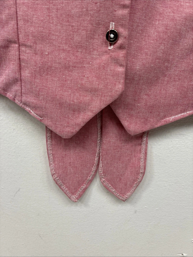 New Women’s Cowboy Threads Pink Short Sleeve Button  Up Size Medium MM-85