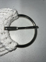 New White Red Tough 1 Mohair Draft 46” Cinch #59-1246 U-20
