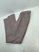 New Vintage Red And White Checkered Lee Polyester Pants #2600362 SS-84