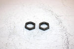 1987 Honda Atc 90a Oem Rear Axle Jam Nut Pair 90307-968-000 AH57