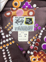 New Women’s Dickson Jenkins Multicolor Long Sleeve Pearl Snap Size 34 KK-87