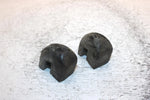1989 Polaris 650 Oem Skid Rail End Cap Pair 5430627 SP43