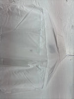 New Classix White Long Sleeve Button Up English Shirt Medium X-91
