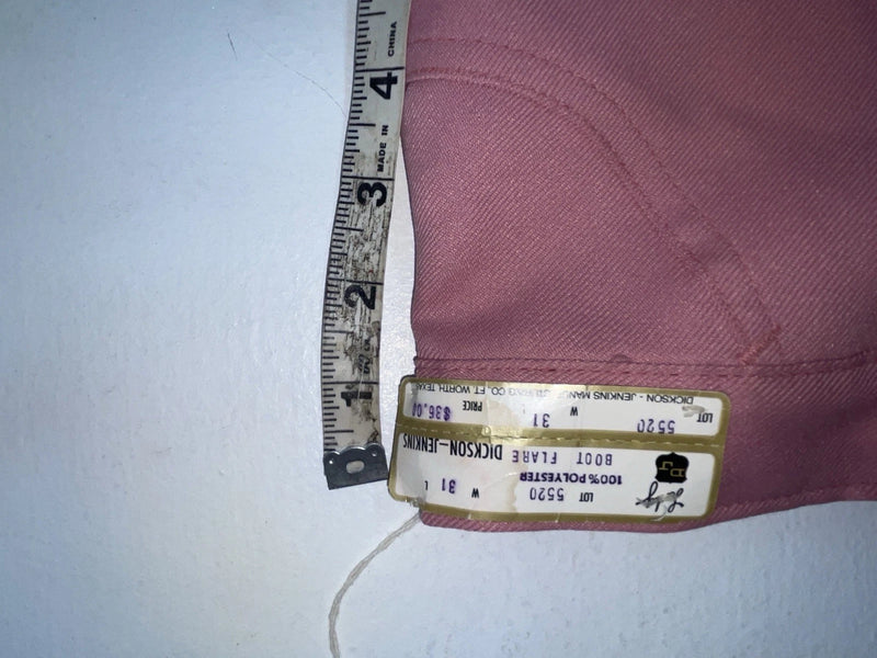 New Vintage Pink Dickson Jenkins Polyester Pants #5520 OO-53