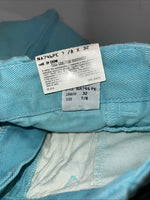 New Women’s Turquoise Wrangler Silverlake Relaxed Fit Denim Jeans. 7/8x32 O-17