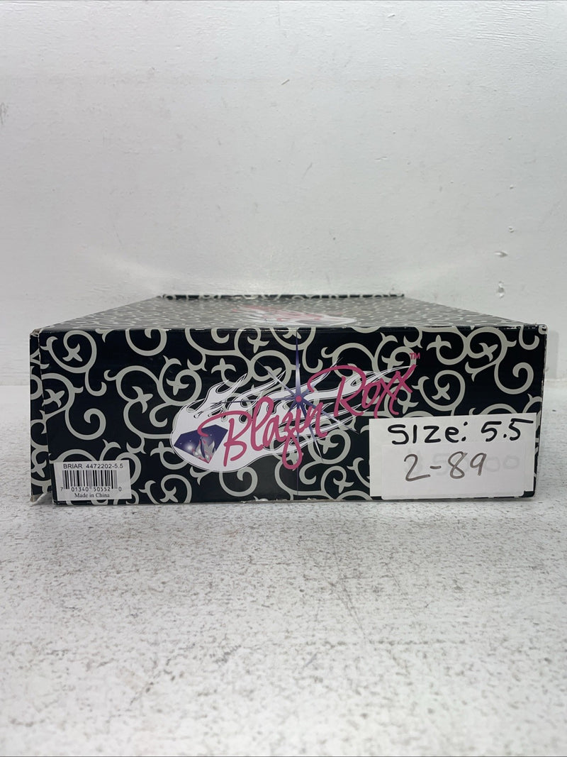 New Youth Brown With Pink Camo Blazin Roxx Cowboy Boots. 4472202 5.5 5 1/2. 2-89