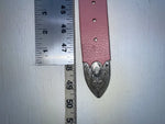 New Pink Genuine Leather Nocona Silver Bling XXL Belt #N3431630 NN-115