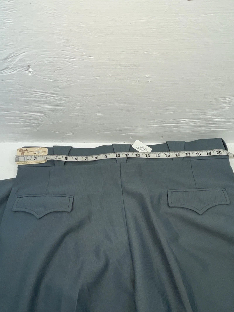 New Vintage Gray Circle S Polyester Pants #0142 XX-103