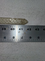 New Cream Genuine Leather Fish Scale 35” Belt Z-34