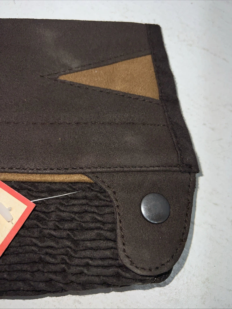 New Tough 1 Equi-grip Brown Synthetic Half Chaps #63-76 H-511