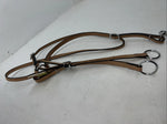 New Royal King Light Oil Brown Leather Running Martingale #53-4275 BB-46
