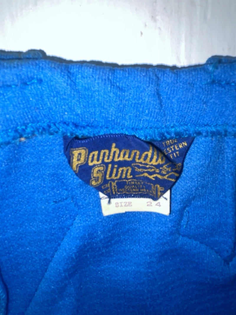 New Vintage Blue Panhandle Sim Polyester Pants #1144 XX-4