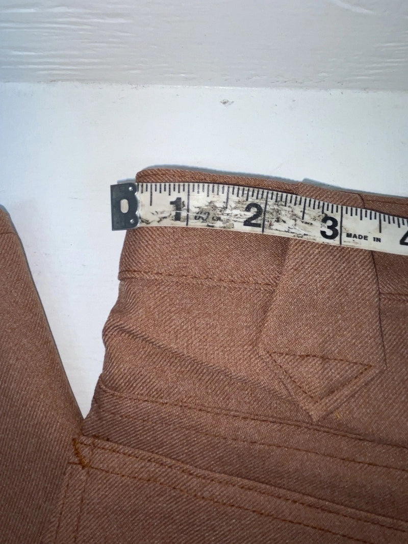 New Vintage Orange Lee Polyester Pants #2032628 OO-70
