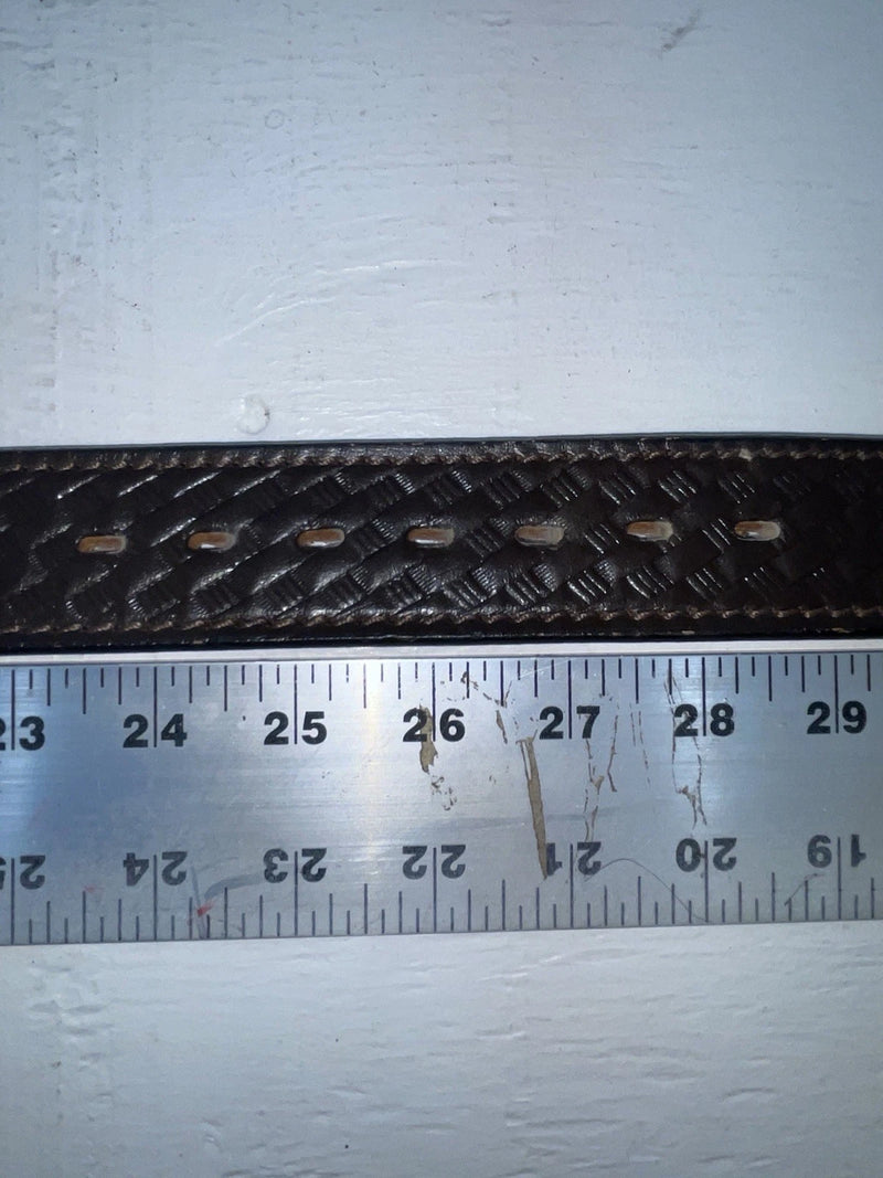 New Brown Genuine Leather Chambers Tooled 26” Belt #UN605H NN-36