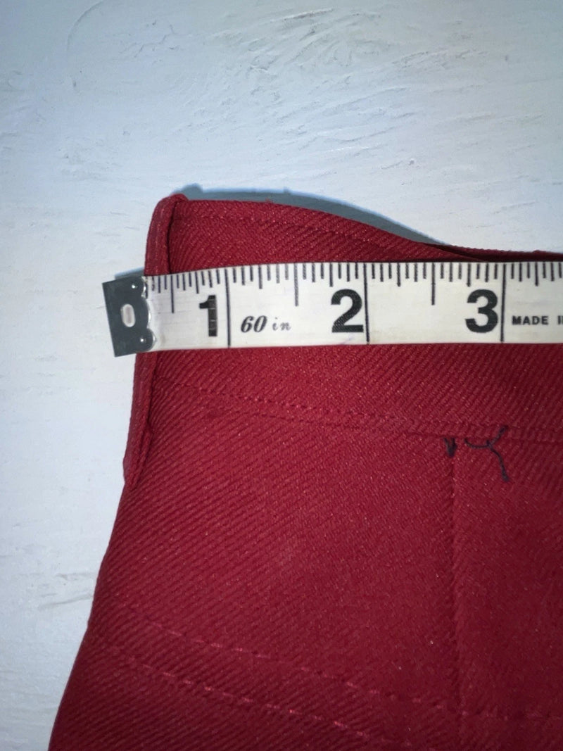 New Vintage Red Dickson Jenkins Polyester Pants #9928 ZZ-60