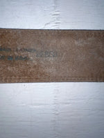 New Brown Genuine Leather Tooled 28” Belt #25000 JJ-107