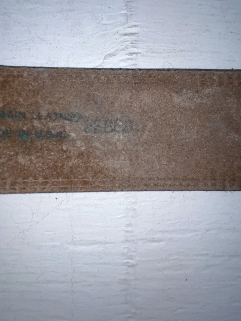 New Brown Genuine Leather Tooled 28” Belt #25000 JJ-107