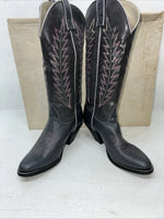 New Women’s Grey Texas Brand Cowboy Boots. 4512 6.5 6 1/2 M. 19-73