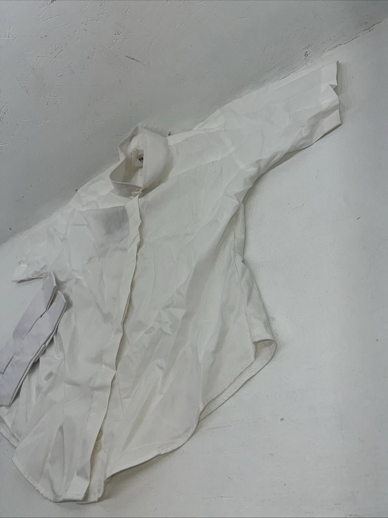 New Women’s White EQUISTAR Short Sleeve English Riding Shirt. 42 G-29
