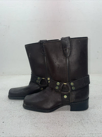 New Kids Brown Texas Brand Cowboy Boots. 3909 13 D. 23-40